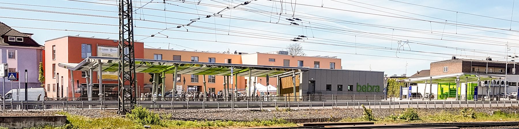Neubau Dächer am Bahnhof Bebra 
