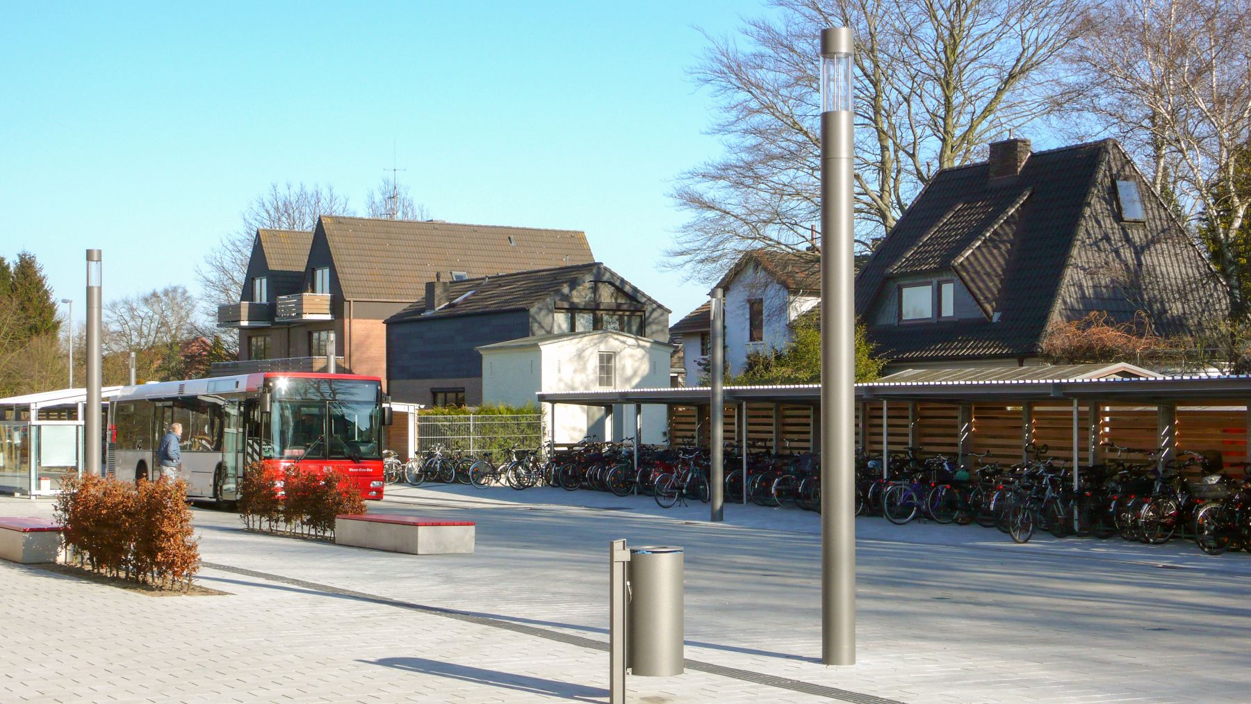 Sanierung Bahnhofsgebäude und neuer Vorplatz in Kirchweyhe 